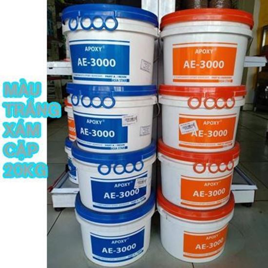 Hình ảnh của Keo dán đá ab ae-3000-màu xám, trắng cặp 20kg