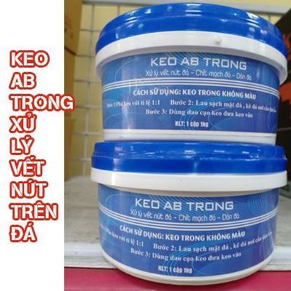 Hình ảnh của Keo ab trong xử lý dán vết nứt trên đá